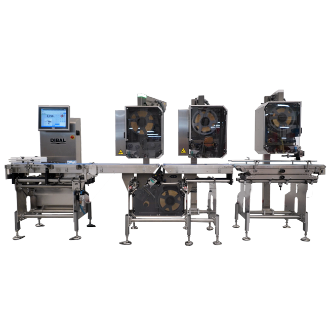 Dibal LS5000 Multicabezal - sistem industrial automat de cantarire si etichetare cu mai multe capete